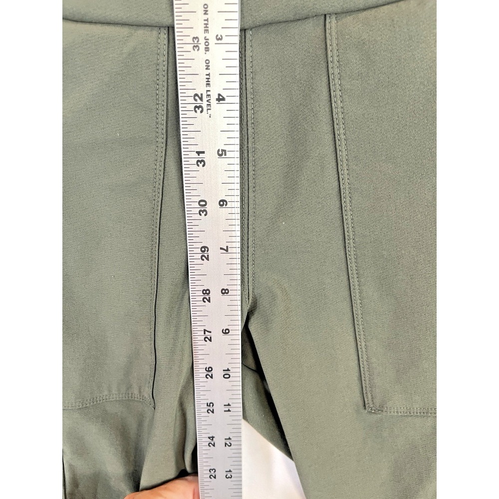 Athleta Headlands Hybrid Cargo Tight Leggings Peat Zippered Pockets S ize 4 - Picture 9 of 14